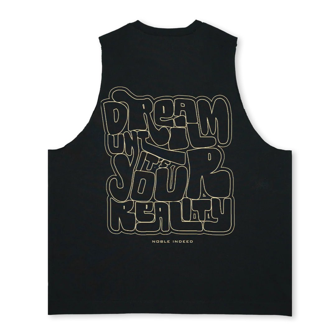 DREAMT Deep Black Oversized Vest. - Image 2
