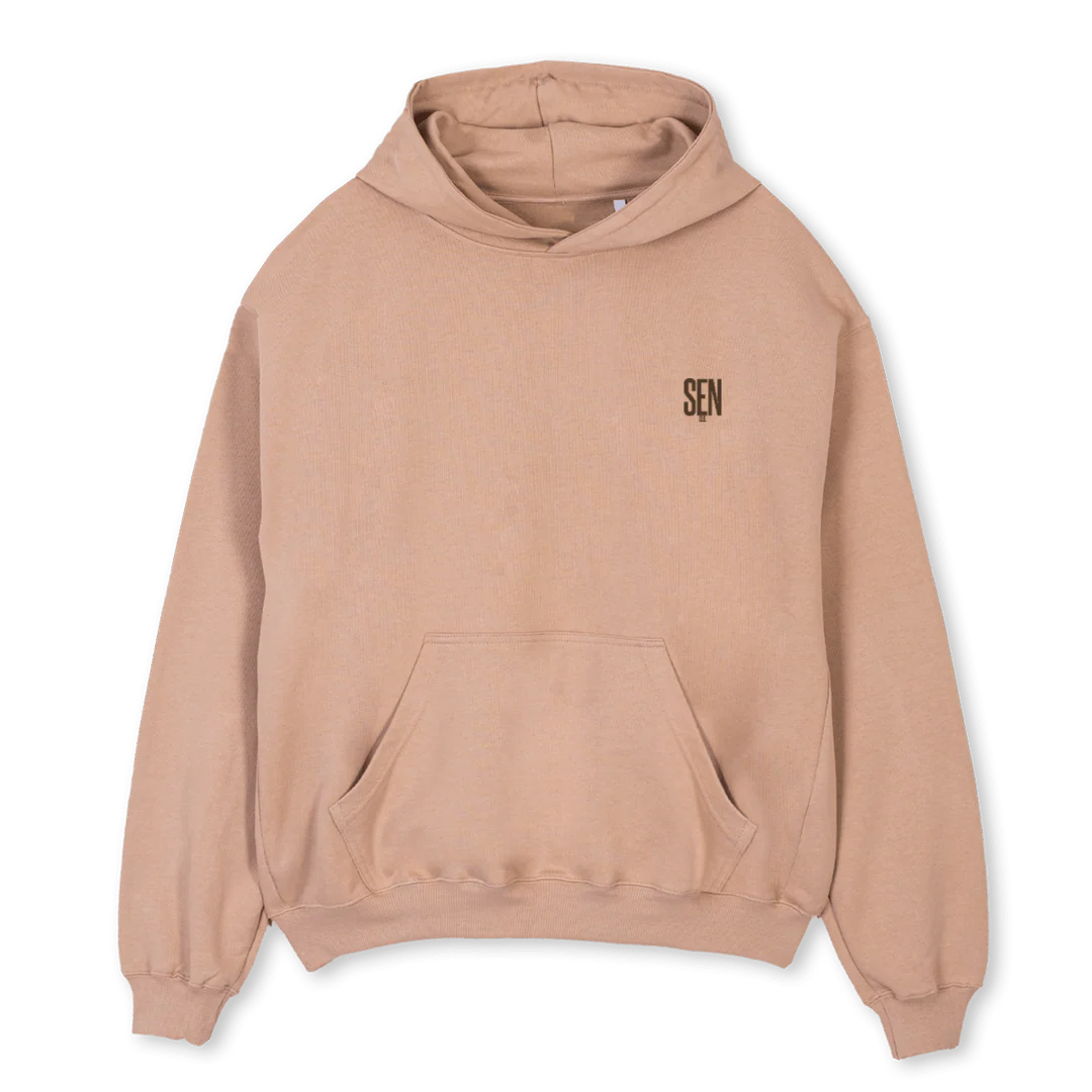 DREPRESSEDRAVEN  Croissant Oversized Hoodie.