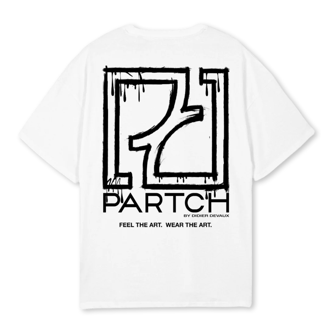 DRIPOVTWHT White Oversized Tee. - Image 2