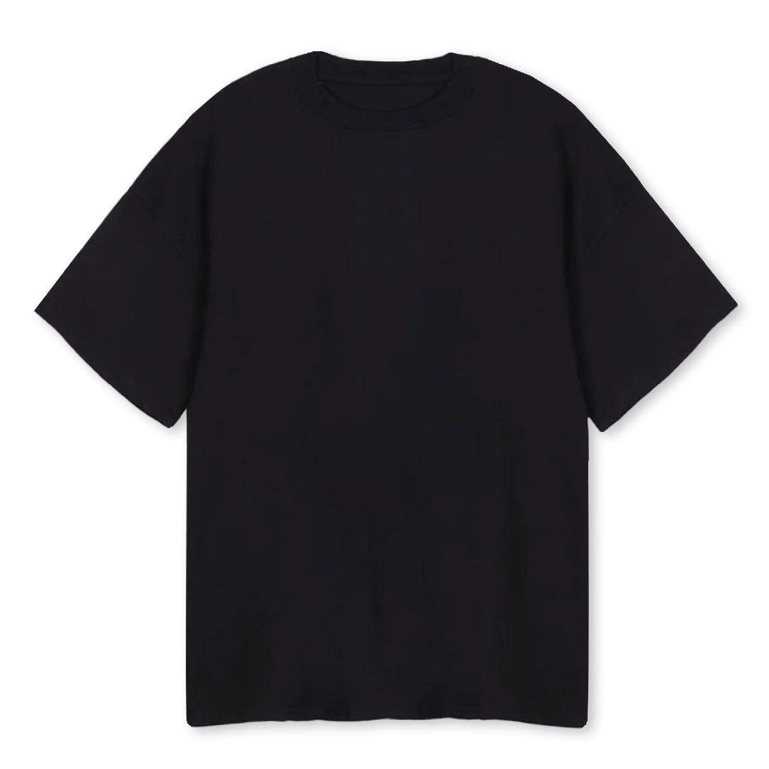 DRIPPINGBLACK Black Oversized Tee.