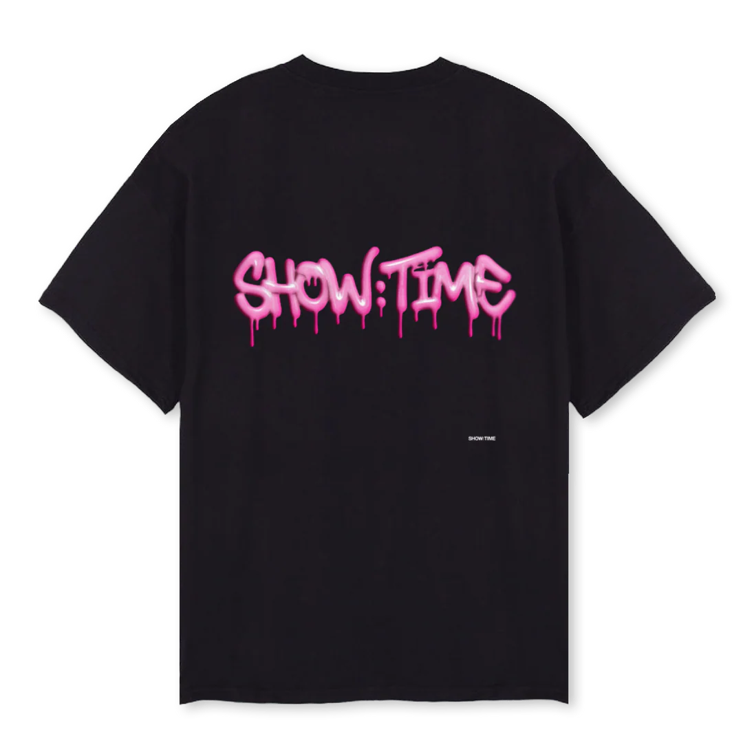 DRIPPINGBLACK Black Oversized Tee. - Image 2