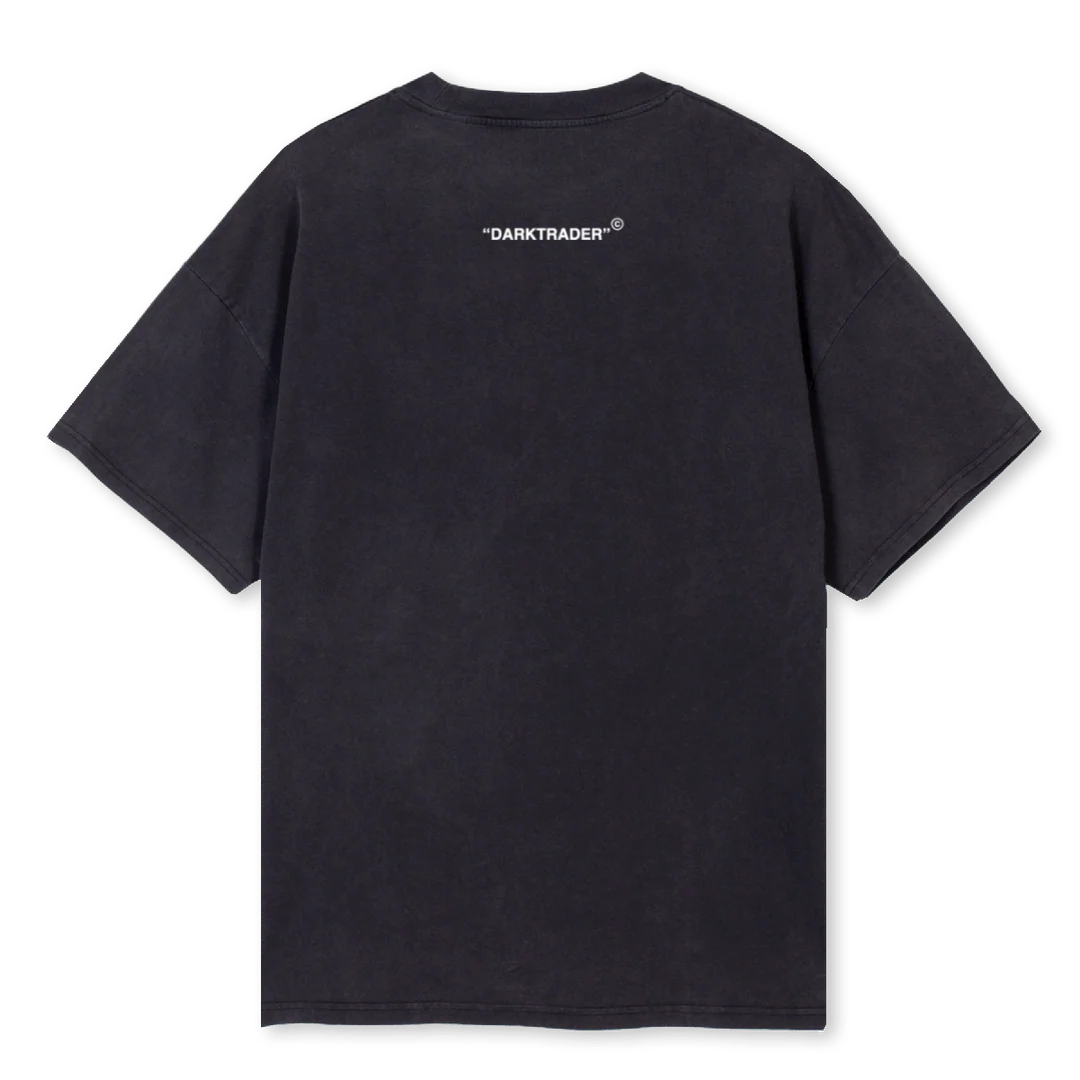 DRKTRDBW Vintage Black Oversized Tee. - Image 2