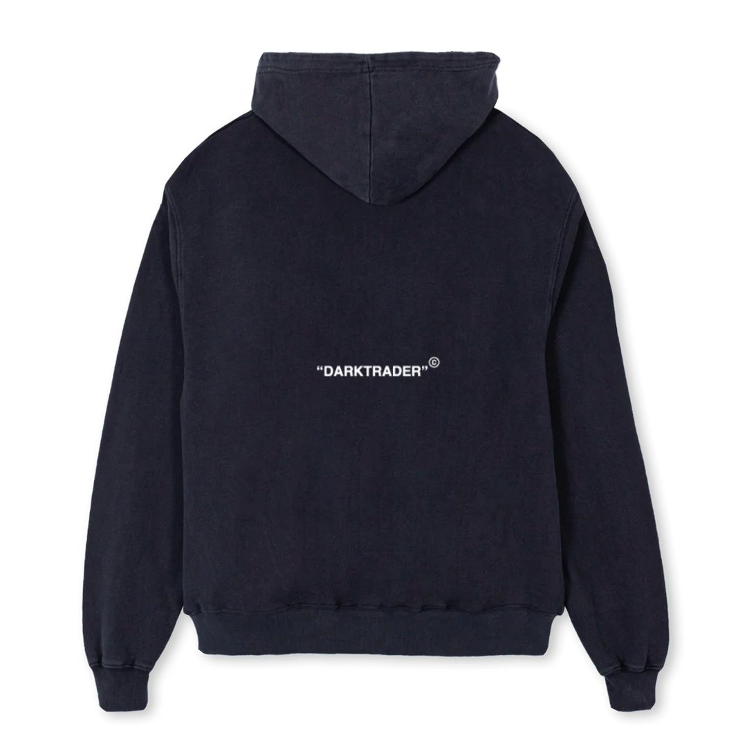 DRKTRDTRD Vintage Black Oversized Hoodie. - Image 2