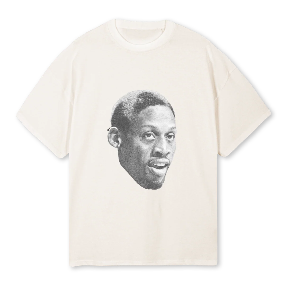 DRONE Vintage White Oversized Tee.
