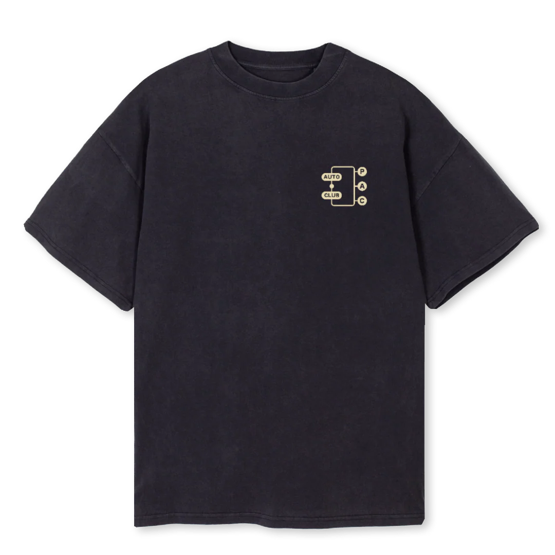 DROPPP Vintage Black Oversized Tee.