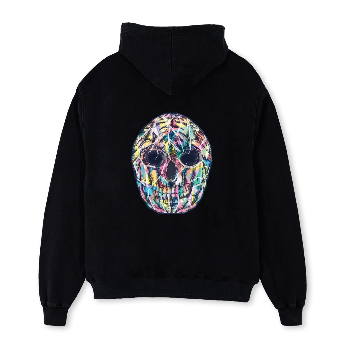 DROPUNO Black Oversized Hoodie. - Image 2