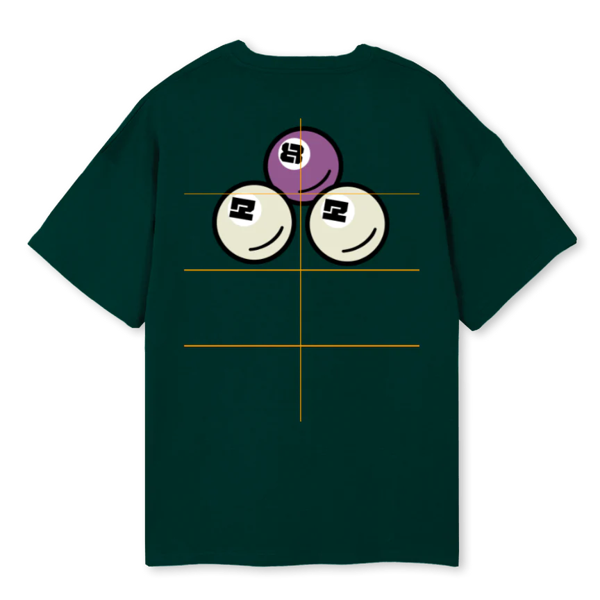 DROPXIX Wild Green Oversized Tee. - Image 2