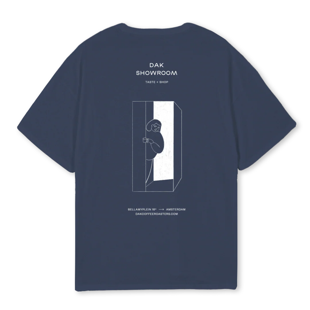 DS BACK DOOR WH_1 Navy Blue Oversized Tee. - Image 2