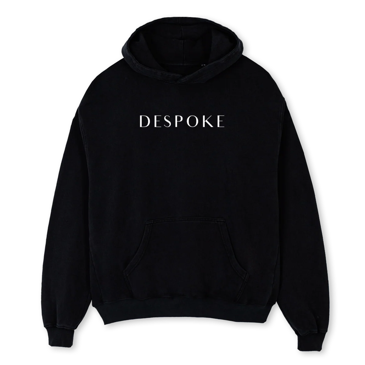 DSPKFOUR Black Oversized Hoodie.
