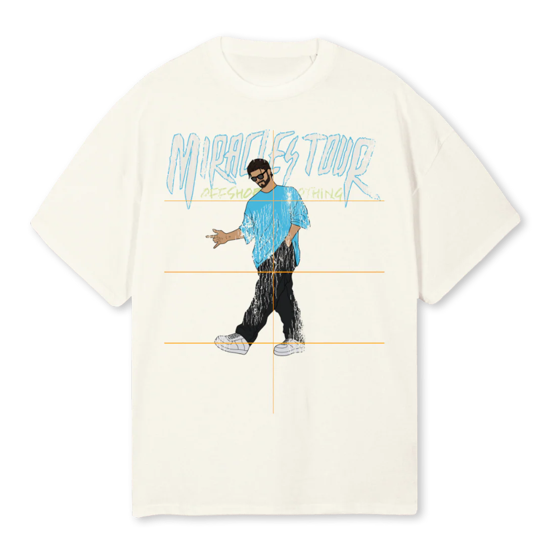 DST CRM MT SHIRT Cream Oversized Tee.