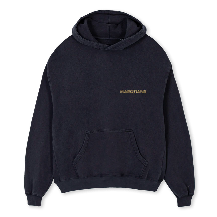 DST Vintage Black Oversized Hoodie.