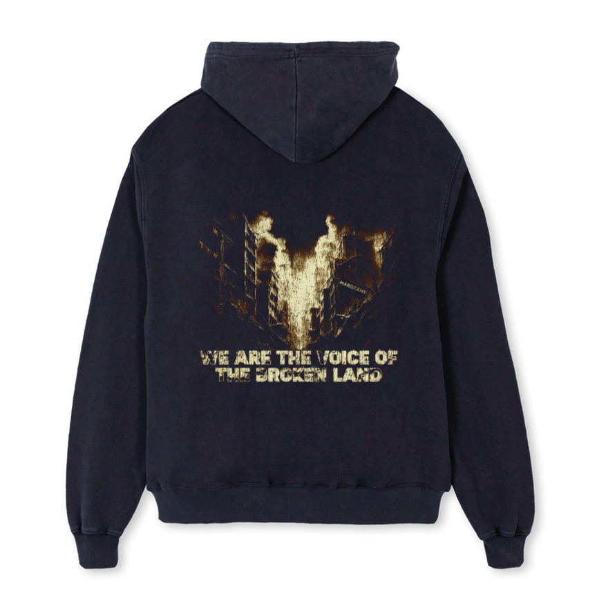DST Vintage Black Oversized Hoodie. - Image 2