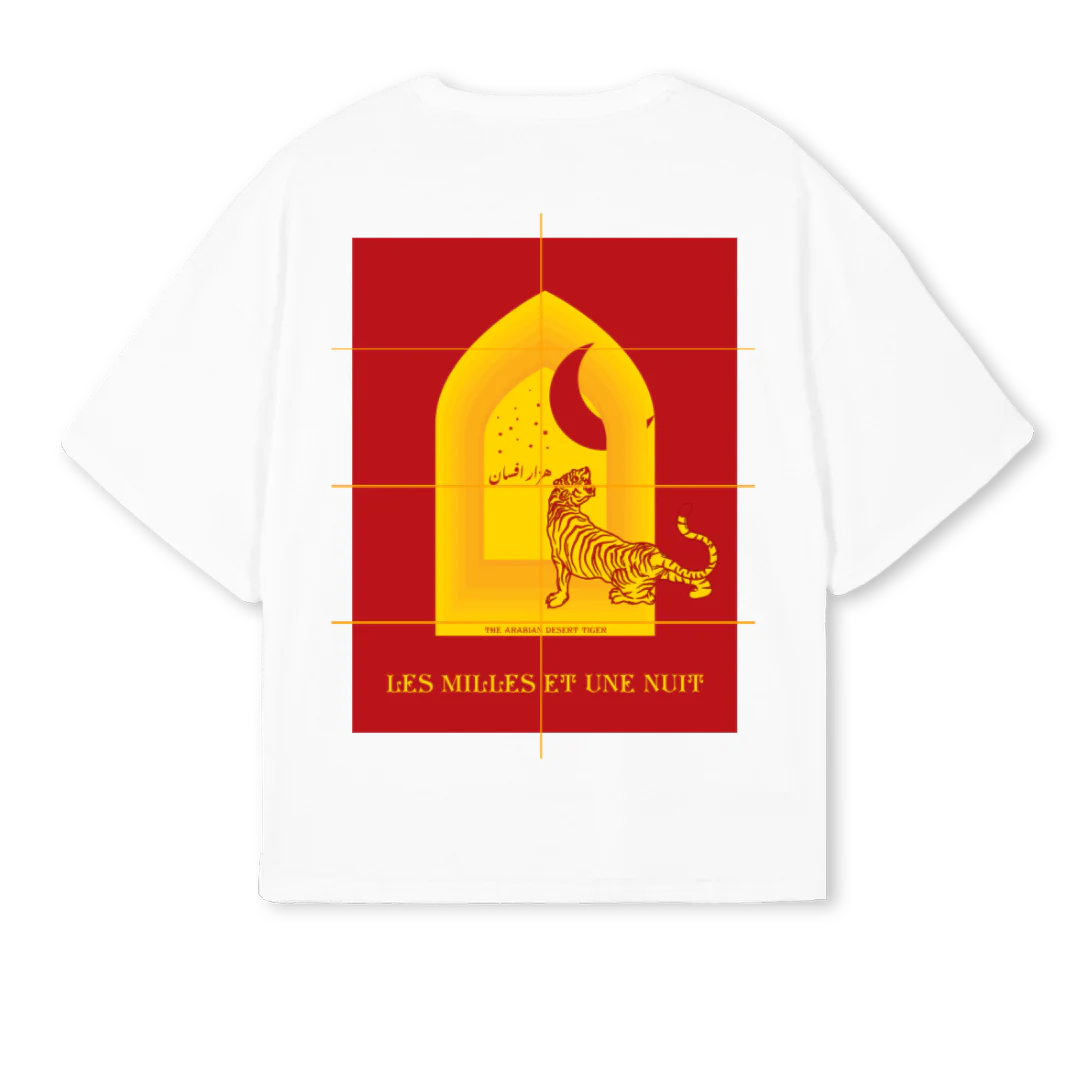 DTRED White Oversized Boxy Tee. - Image 2