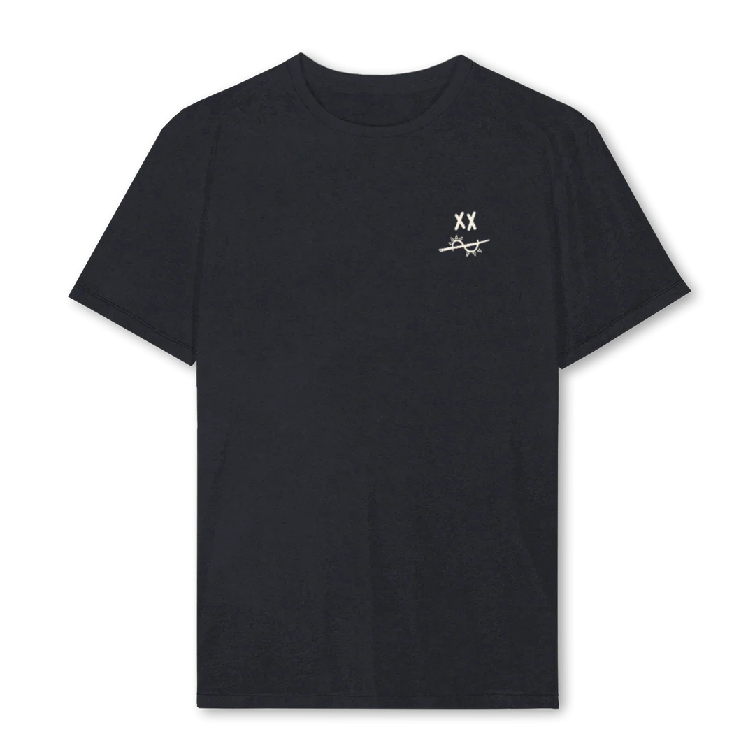 DULLBOYXSUNRISE Vintage Black Regular Tee.