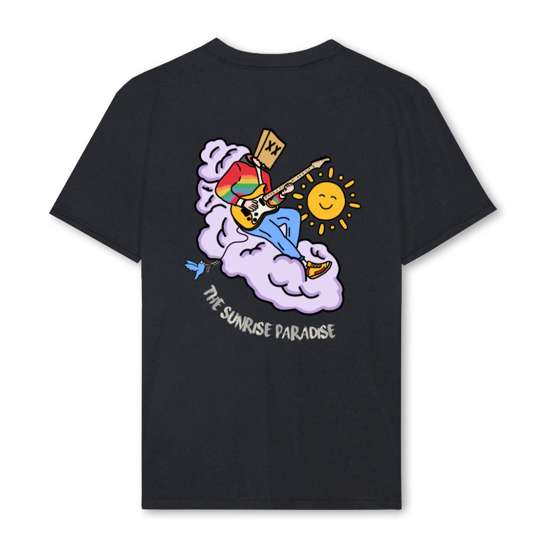 DULLBOYXSUNRISE Vintage Black Regular Tee. - Image 2