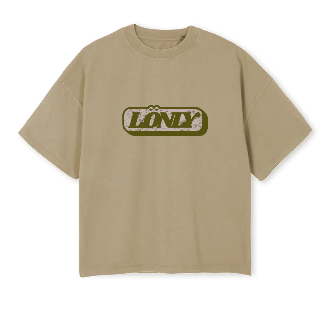 DUNEI Vintage Dune Oversized Boxy Tee.