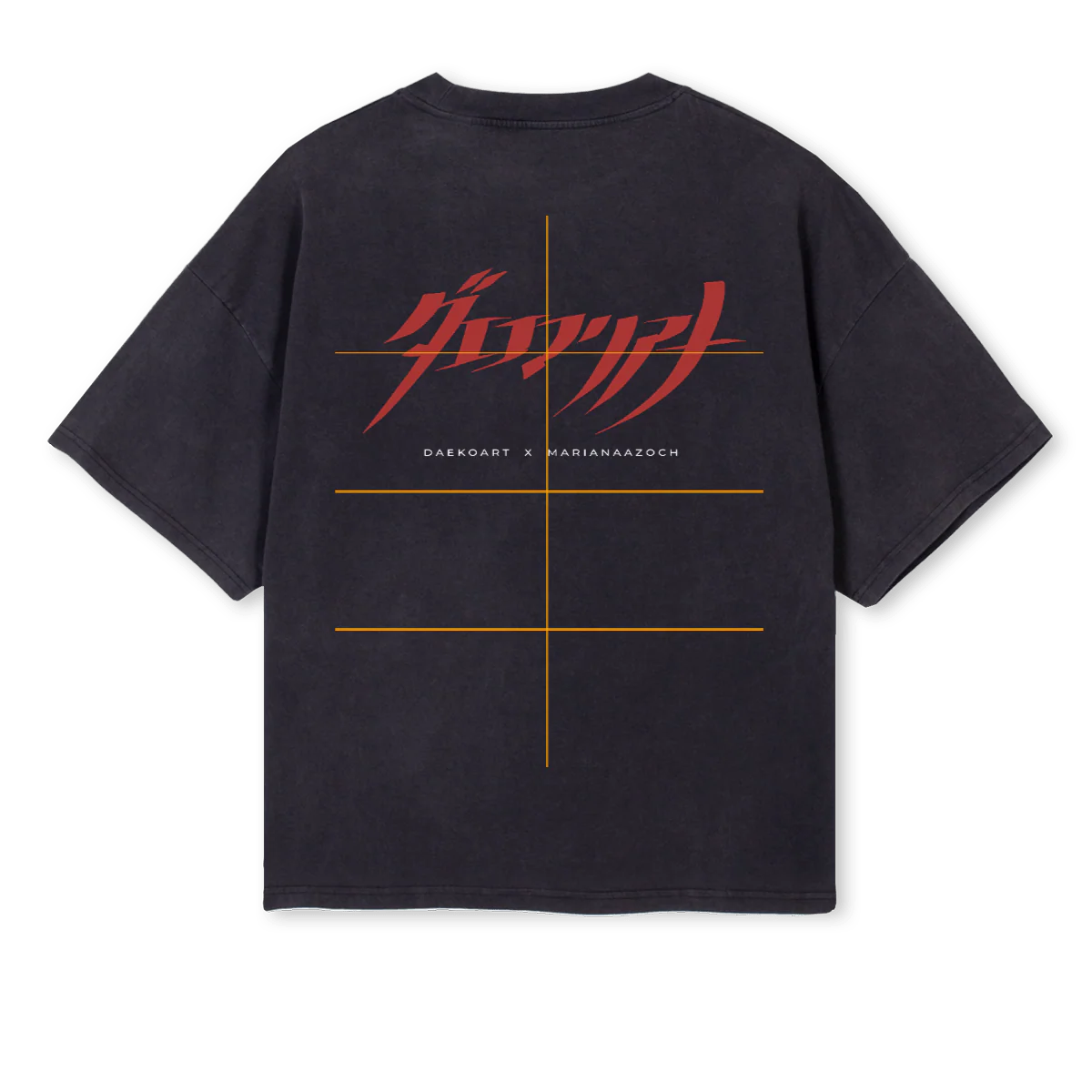 DXMVINTAGEBLACK Vintage Black Oversized Boxy Tee. - Image 2