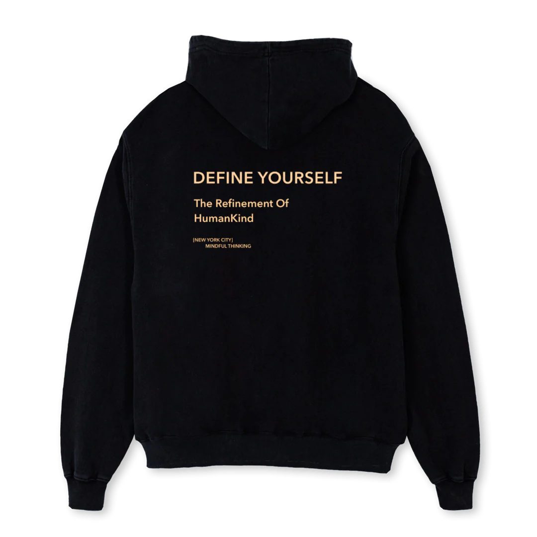 DY Black Oversized Hoodie. - Image 2