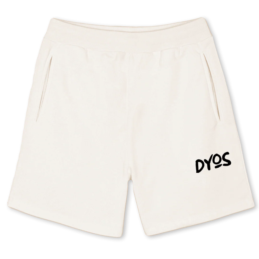 DYOS SW Vintage White Sweatshorts.