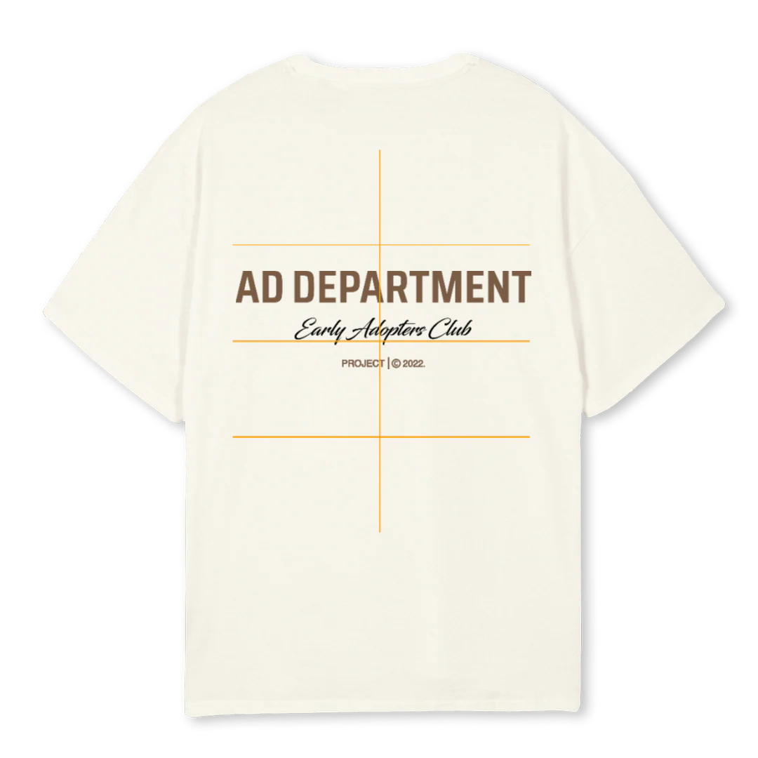 EAC CREAM TEE Cream Oversized Tee. - Image 2