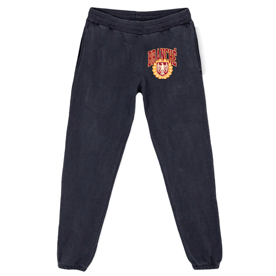 EAGLEEE Vintage Black Relaxed Sweatpants.