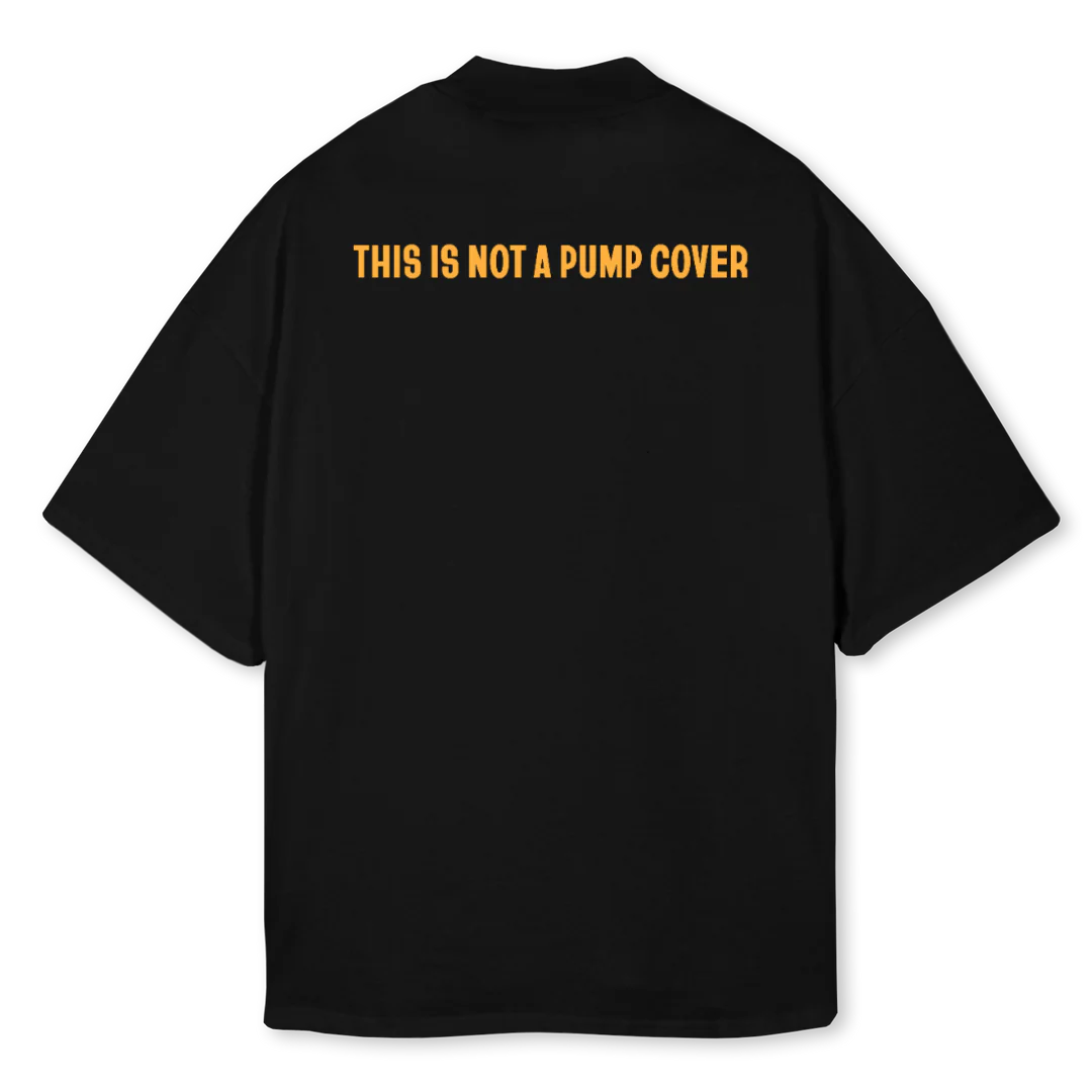 EAWATHLETICS Black Oversized Mock Neck Tee. - Image 2