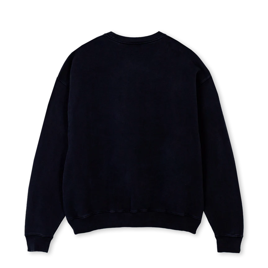 EAWCURVECREWNECK Black Oversized Crewneck Sweater. - Image 2