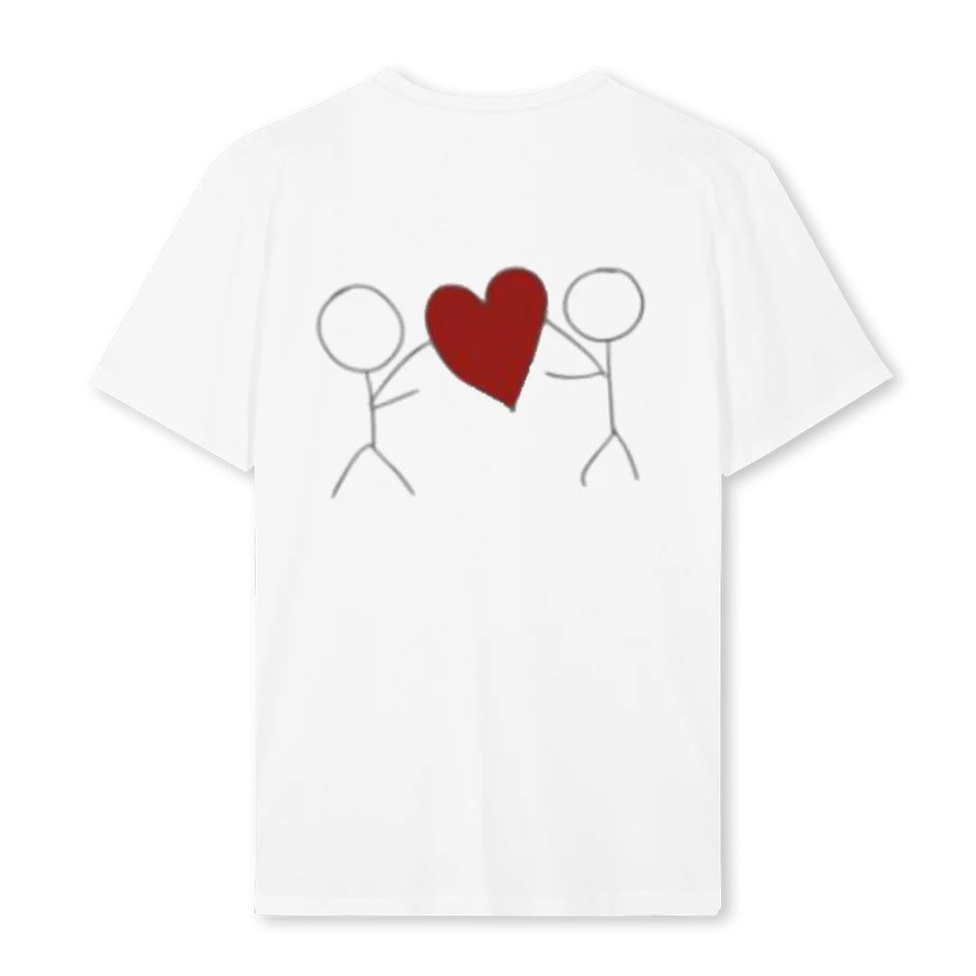 ECHANTILLON White Regular Tee. - Image 2