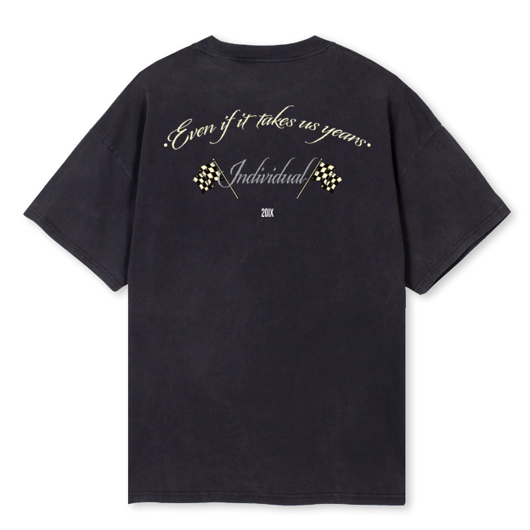 EIITUY TEE Vintage Black Oversized Tee. - Image 2