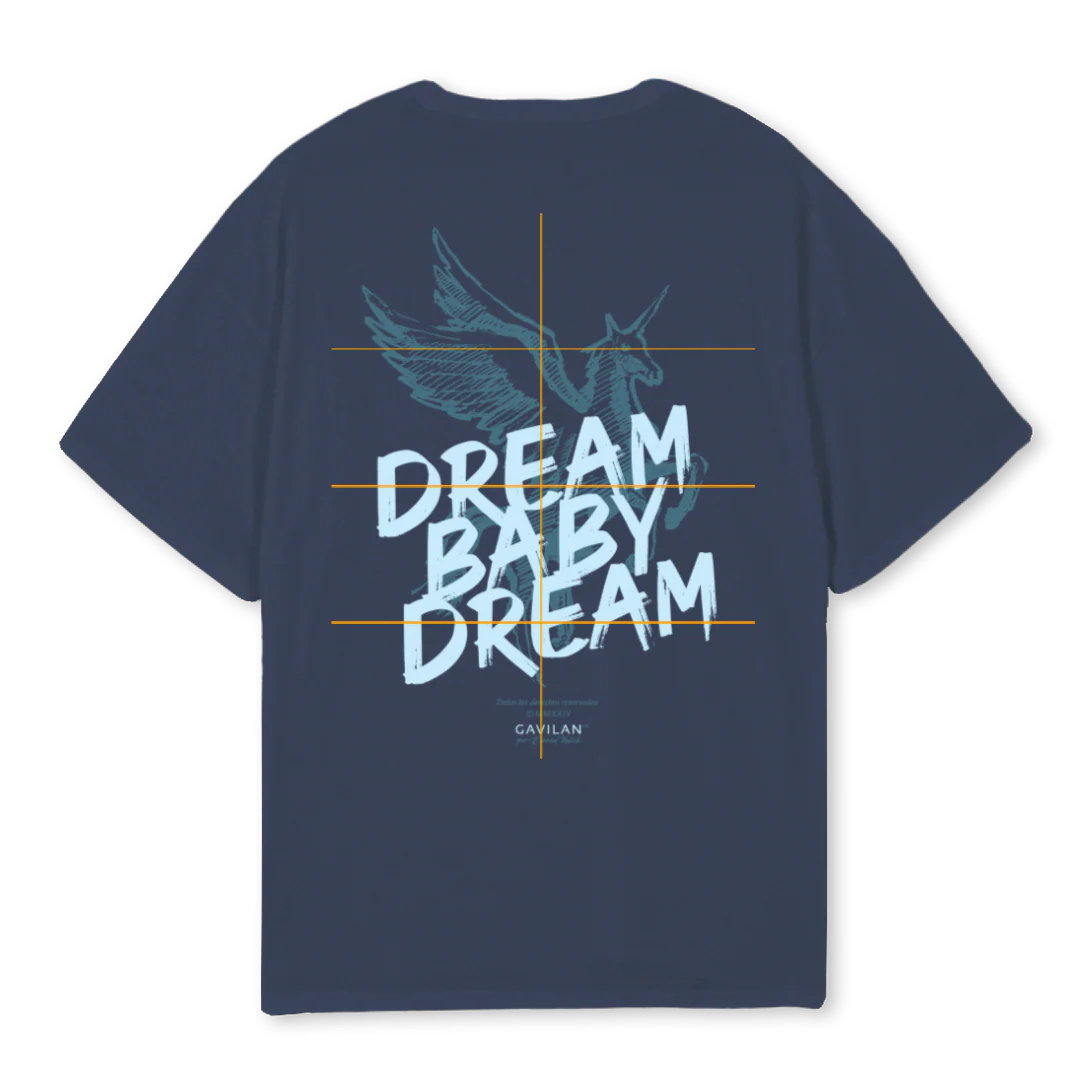 EINHORN Navy Blue Oversized Tee. - Image 2