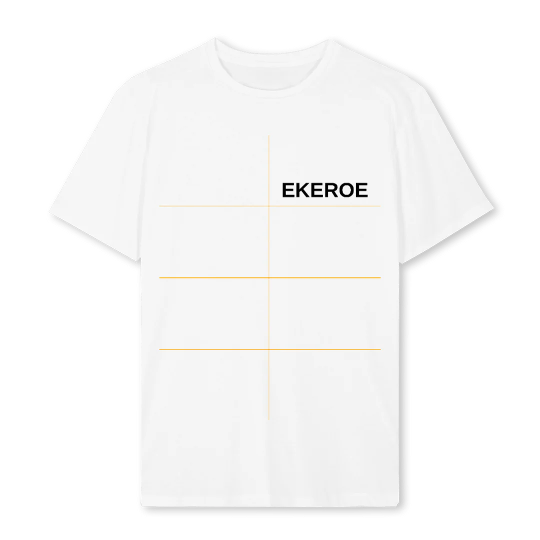 EKEROE White Regular Tee.
