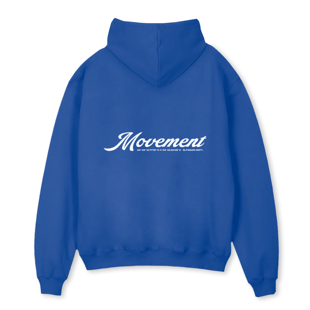 ELEGANCETRUIBLUE Cobalt Blue Oversized Hoodie. - Image 2
