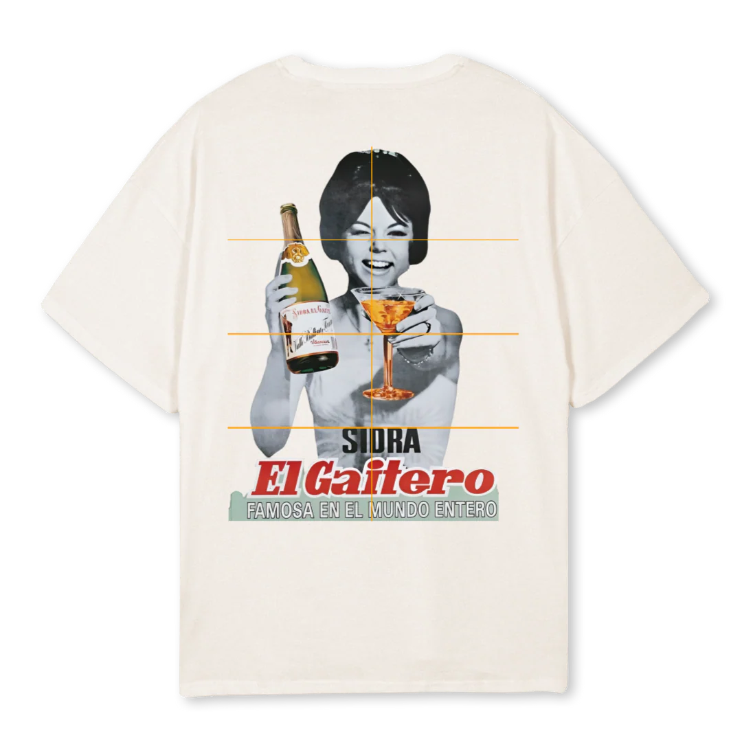 ELELGELGAELGAELGAI Vintage White Oversized Tee. - Image 2