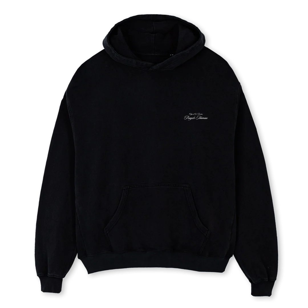 ELEMENTS HD Black Oversized Hoodie.