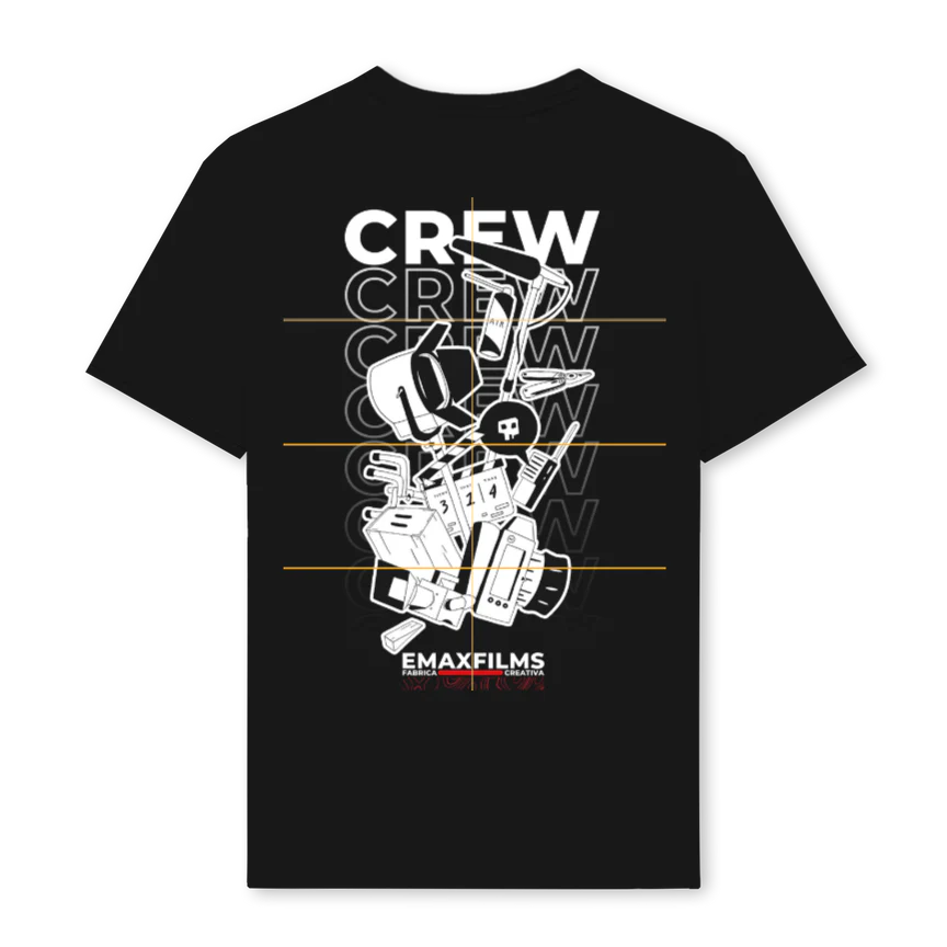 EMAXCREWONE Black Regular Tee. - Image 2