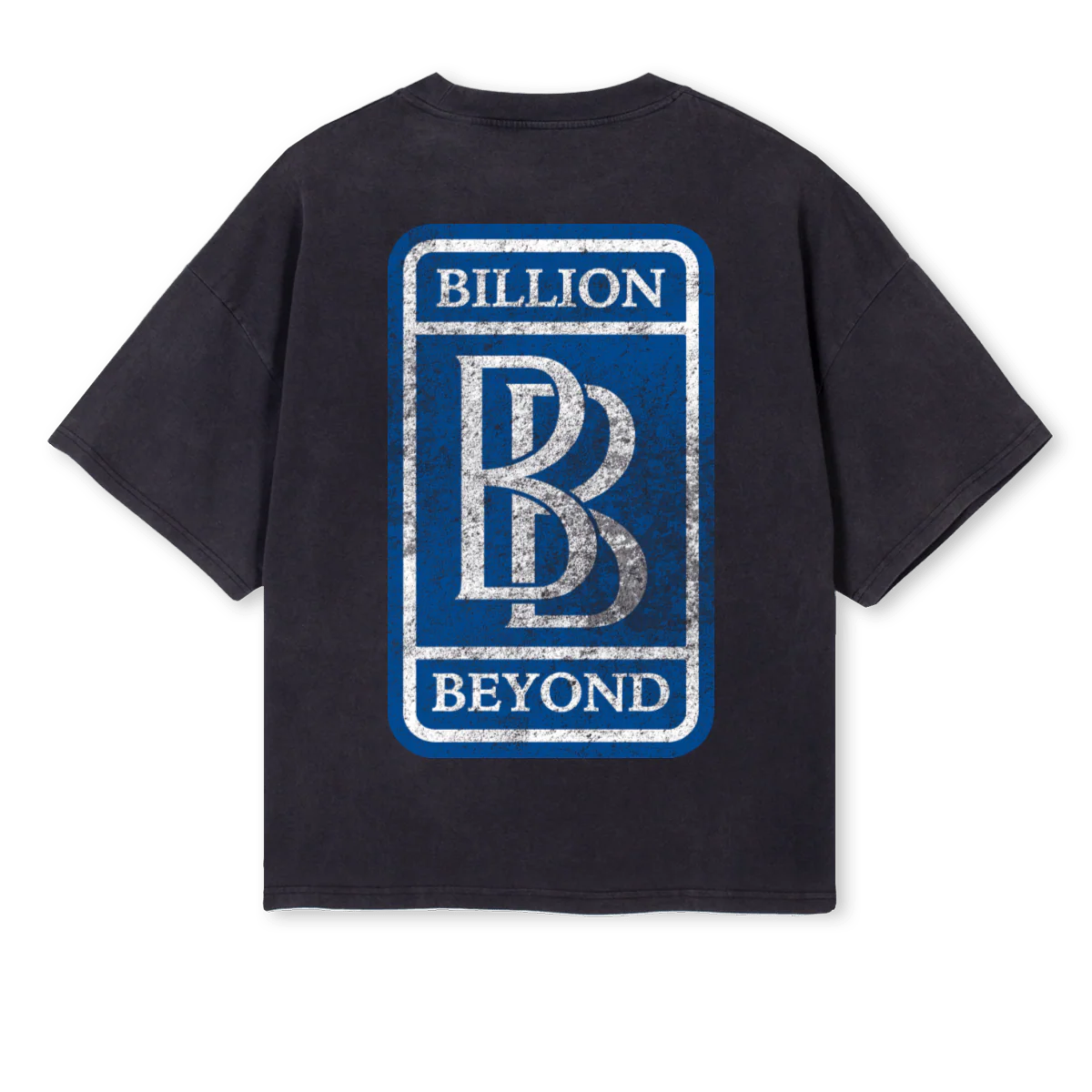 EMBLEMTEE VINTAG Vintage Black Oversized Boxy Tee.