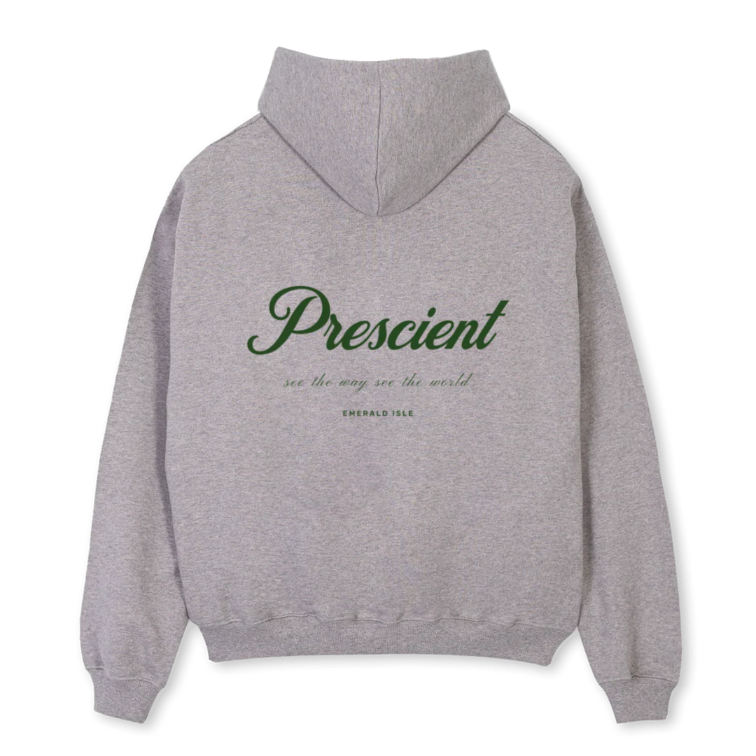 EMERALDHOODY Grey Marl Oversized Hoodie. - Image 2