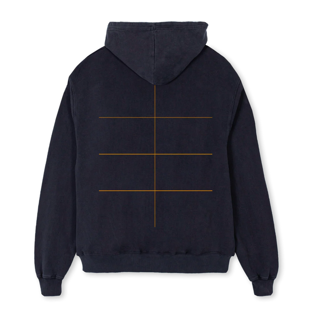 EMPTY  Vintage Black Oversized Hoodie. - Image 2
