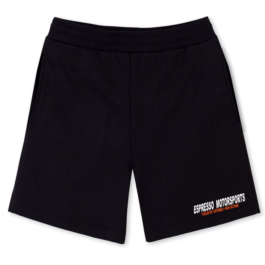 EMSBLANKSHORTSBLACK Black Relaxed Sweatshorts.
