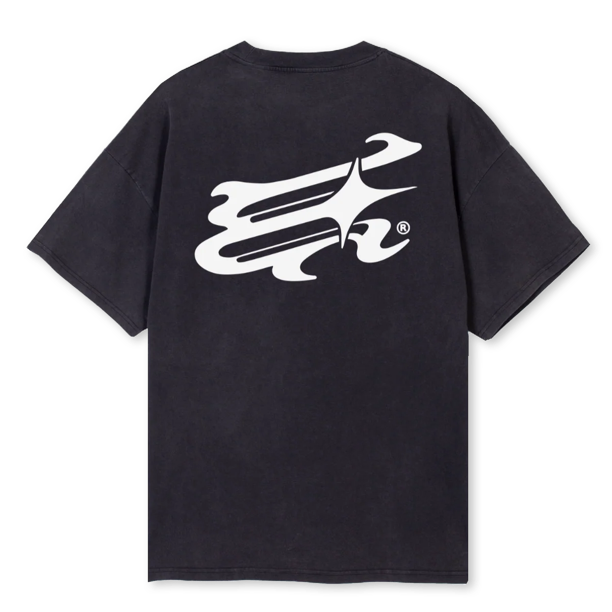 EMTEEONE Vintage Black Oversized Tee. - Image 2