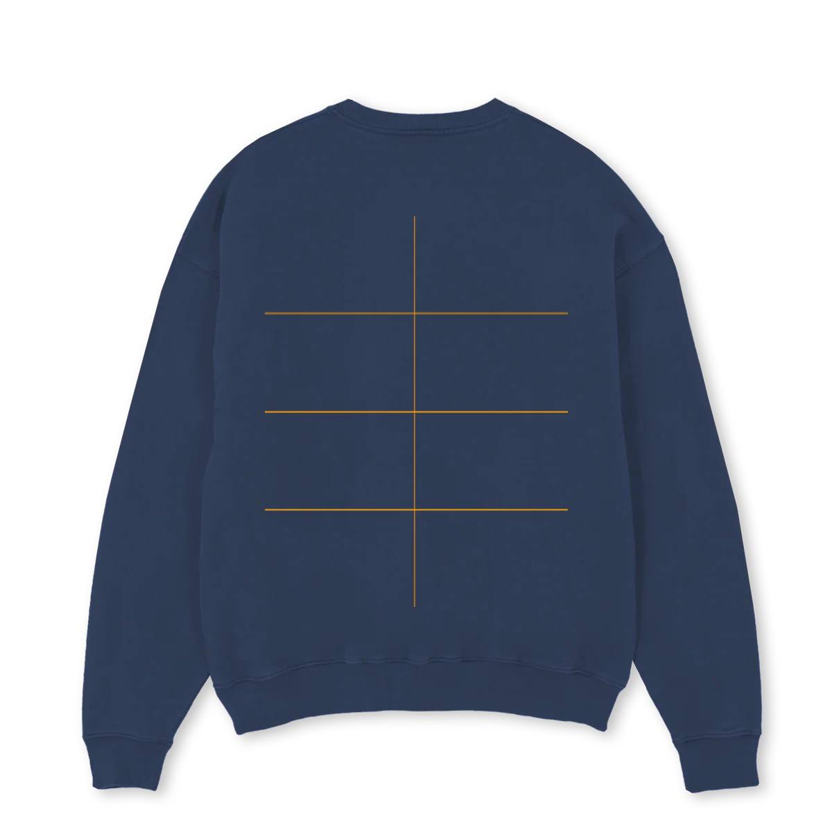 ENB Navy Blue Oversized Crewneck Sweater. - Image 2