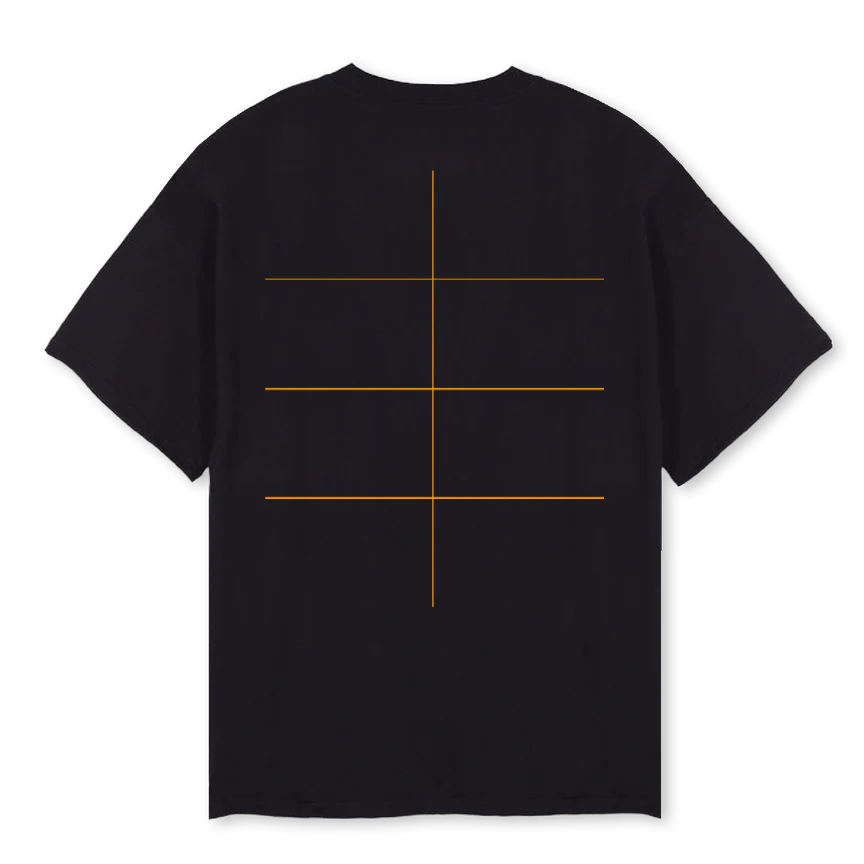 ENDDLESS LION  Black Oversized Tee. - Image 2