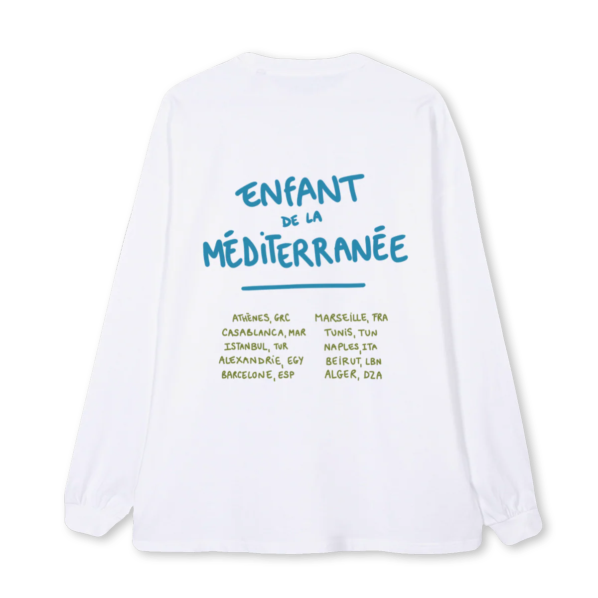 ENFANTMDTRN White Oversized LS Tee. - Image 2