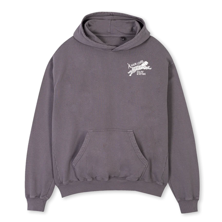 NOLITATIGER_PG Pigment Grey Oversized Hoodie