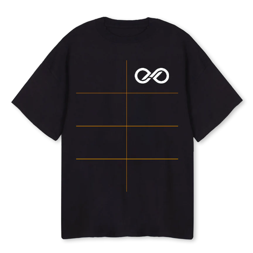 ENJAYICON Black Oversized Tee.