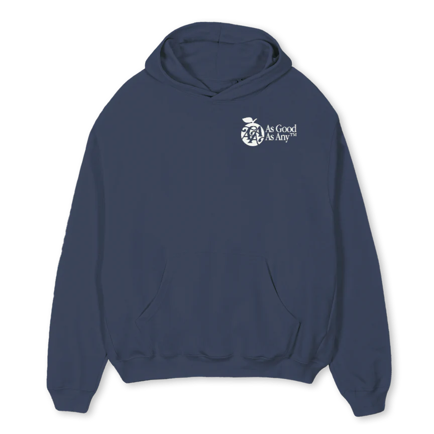 AGAAAPLE2_COLOUR Navy Blue Oversized Hoodie