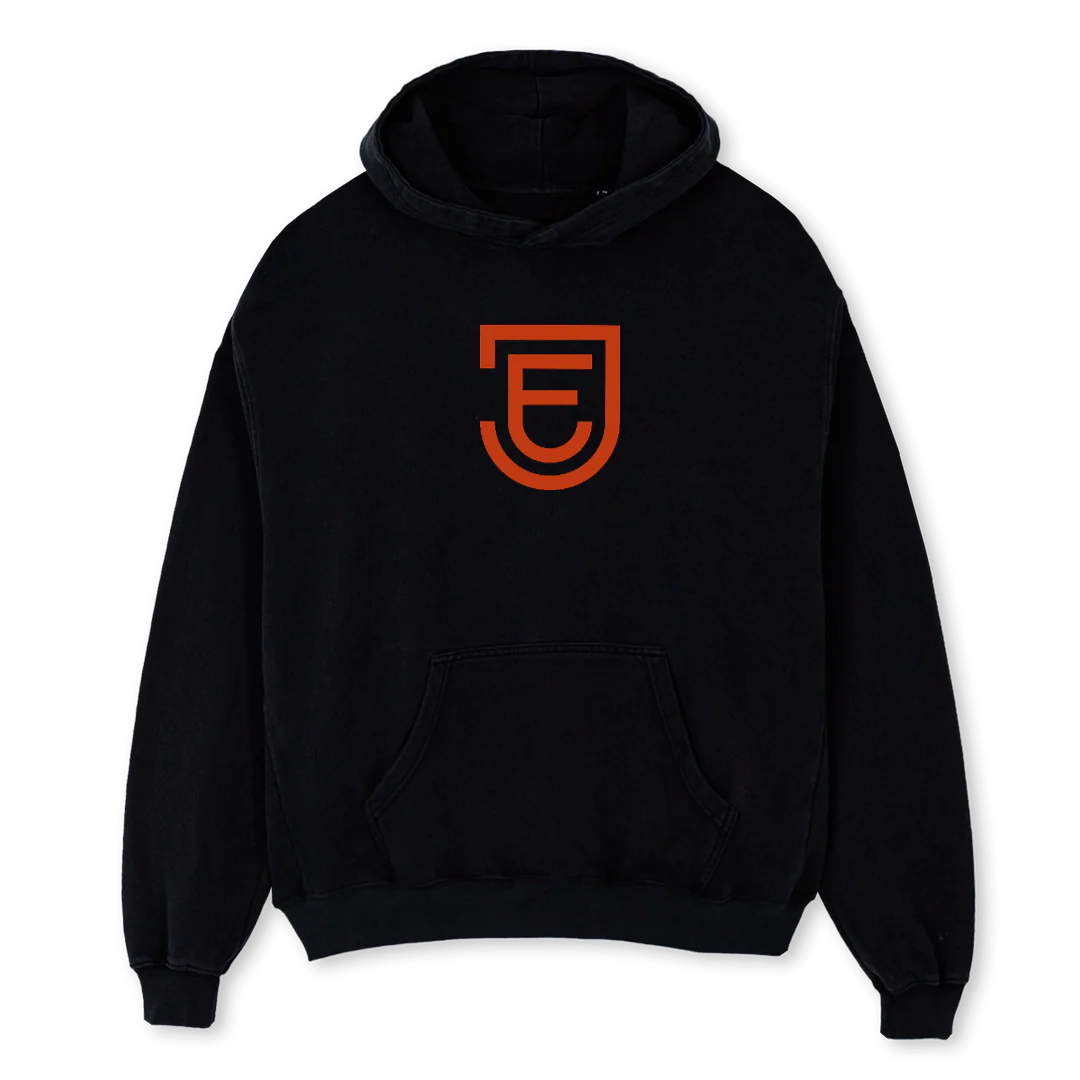 ENJHDE Black Oversized Hoodie.