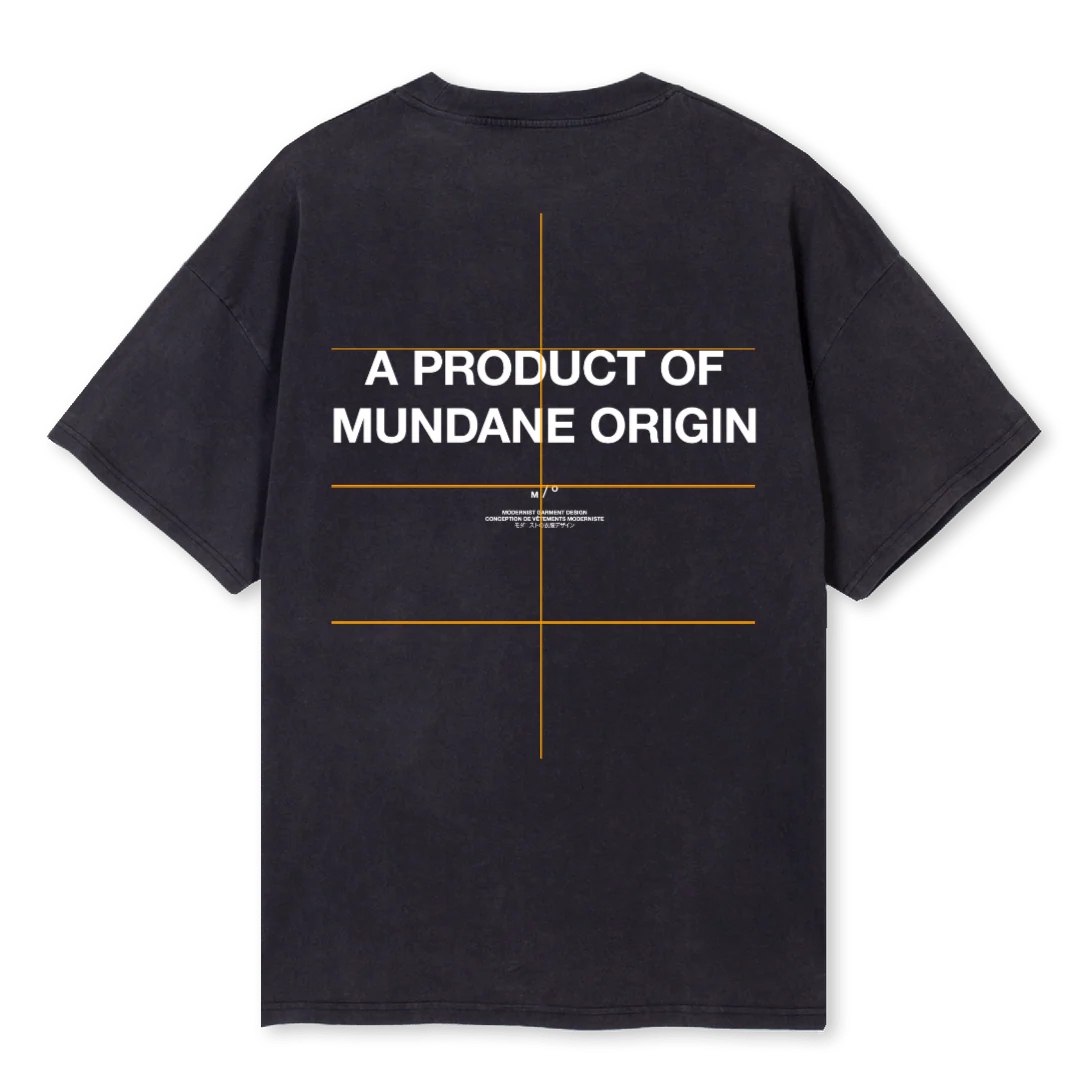 ENVIRONMENT Vintage Black Oversized Tee. - Image 2
