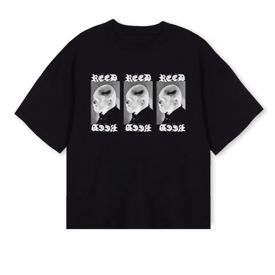 EOTT Black Oversized Boxy Tee.
