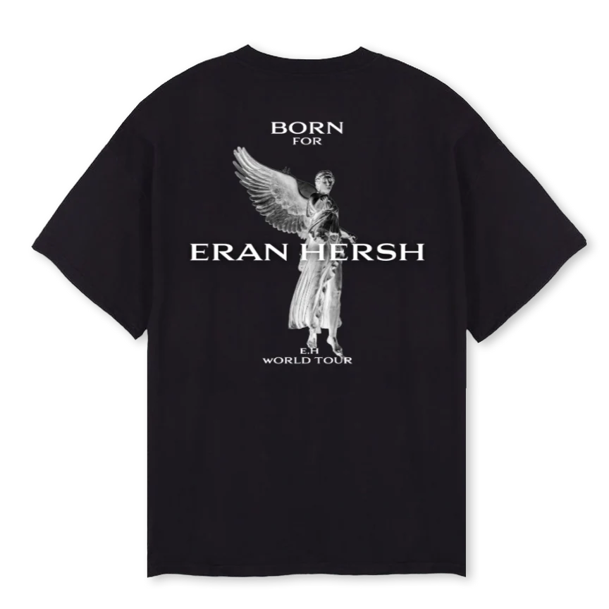 ERANHERSHANGEL Black Oversized Tee. - Image 2